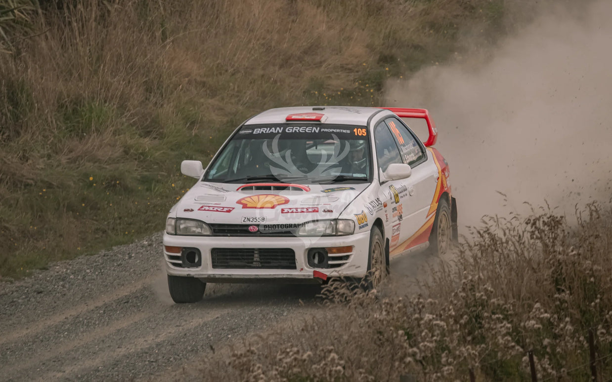 Otago rally ss3 #105 Subaru Impreza