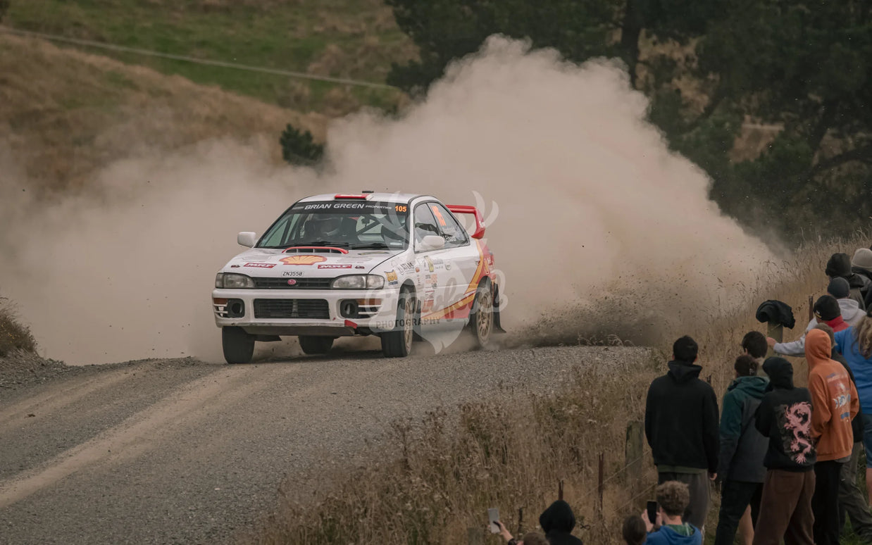 Otago rally ss3 #105 Subaru Impreza