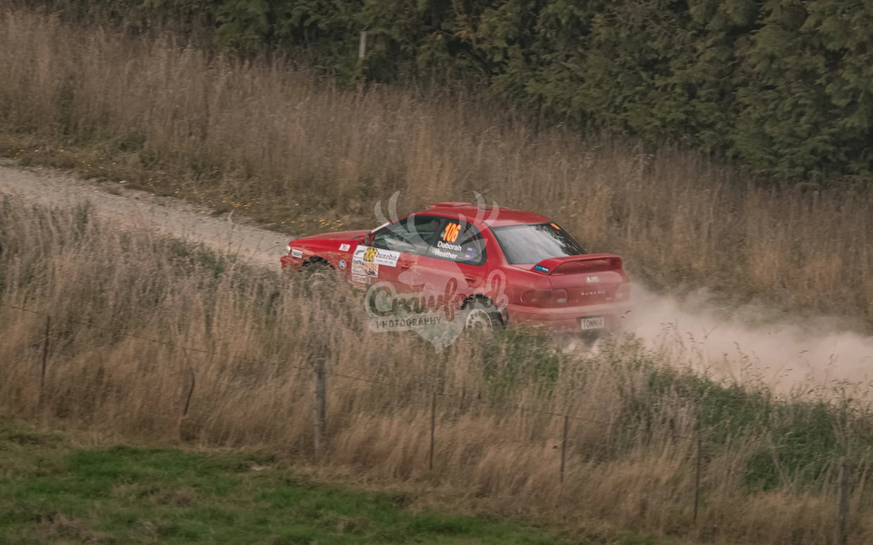 Otago rally ss3 #106 Subaru Impreza - Automotive