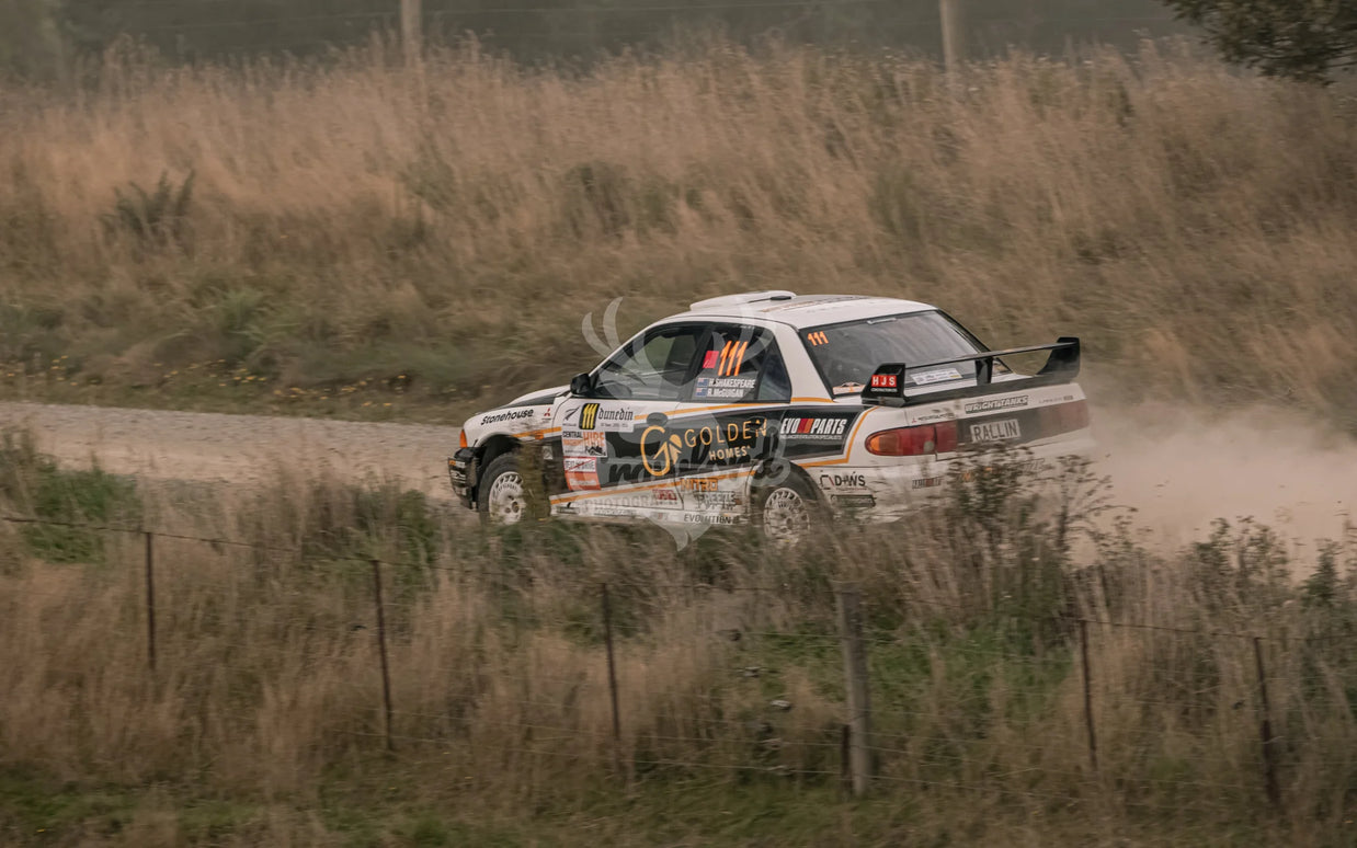 Otago rally ss3 #111 Mitsubishi Lancer Evo 3 - Automotive