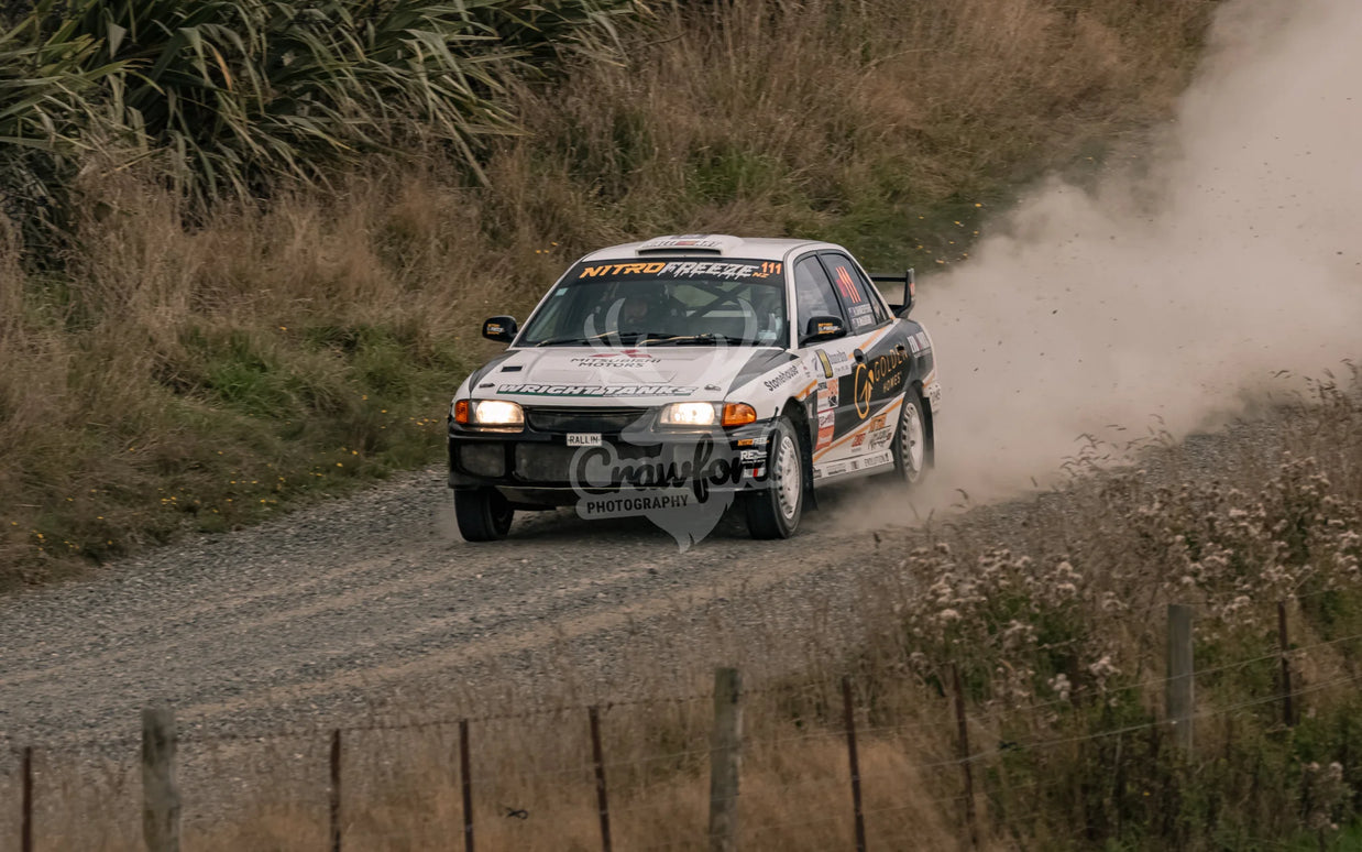 Otago rally ss3 #111 Mitsubishi Lancer Evo 3 - Automotive