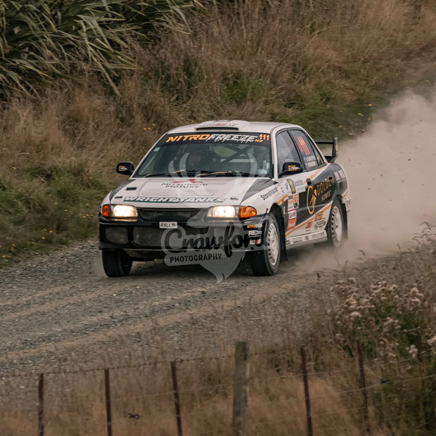 Otago rally ss3 #111 Mitsubishi Lancer Evo 3 - Automotive