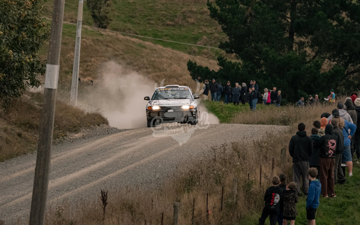 Otago rally ss3 #111 Mitsubishi Lancer Evo 3 - Automotive