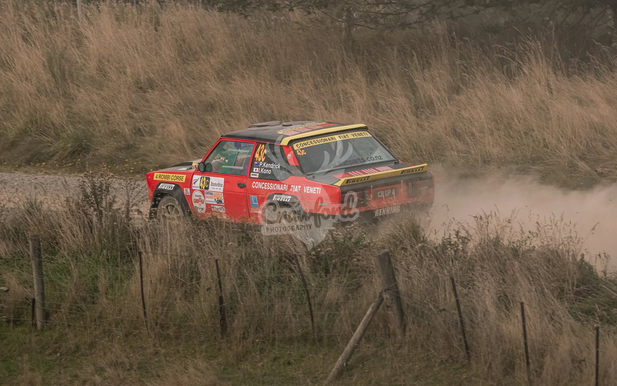 Otago rally ss3 #43c Fiat 131 Arbarth R - Automotive