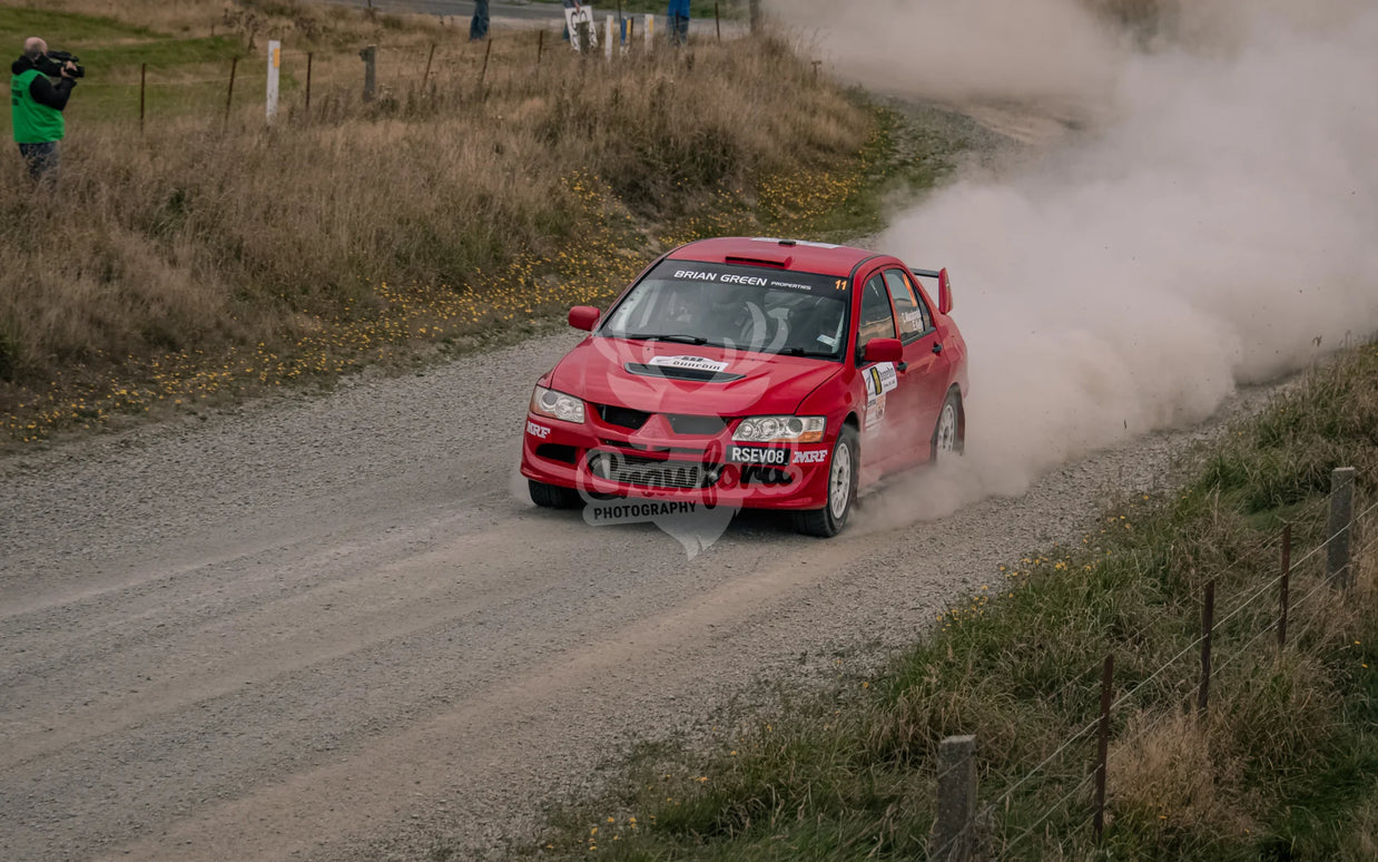 Otago rally ss5 #11 Mitsubishi Lancer Evo 8 - Automotive