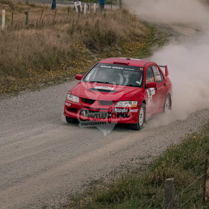 Otago rally ss5 #11 Mitsubishi Lancer Evo 8 - Automotive