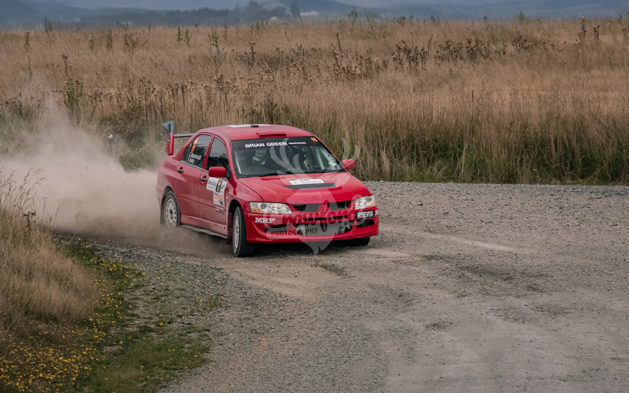 Otago rally ss5 #11 Mitsubishi Lancer Evo 8 - Automotive