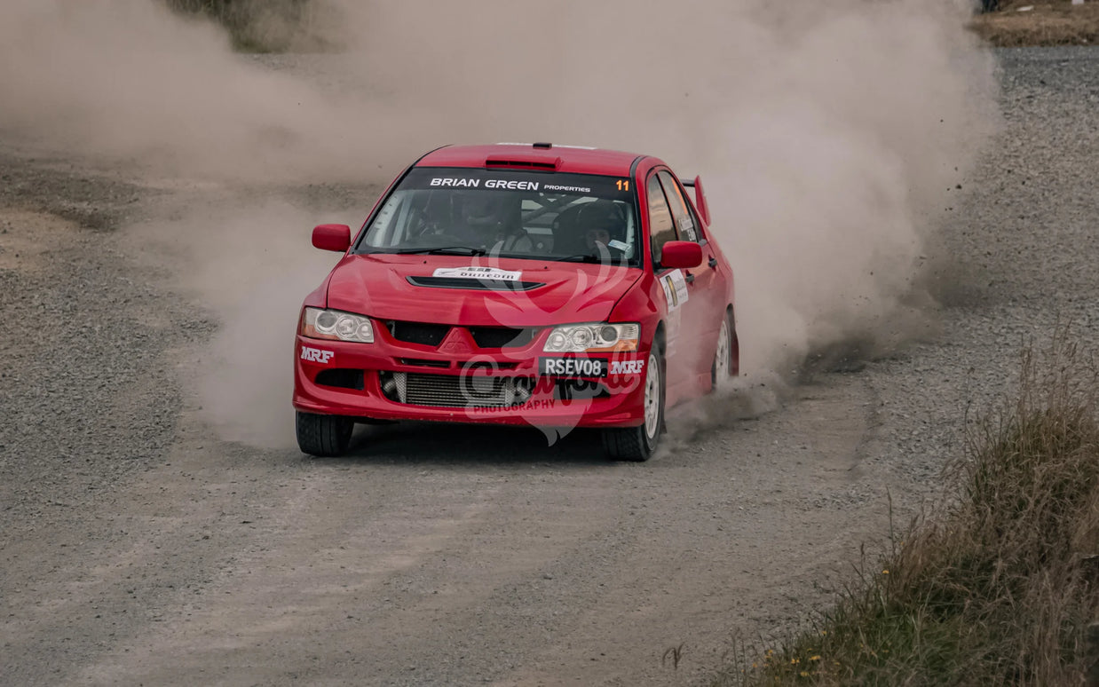 Otago rally ss5 #11 Mitsubishi Lancer Evo 8 - Automotive