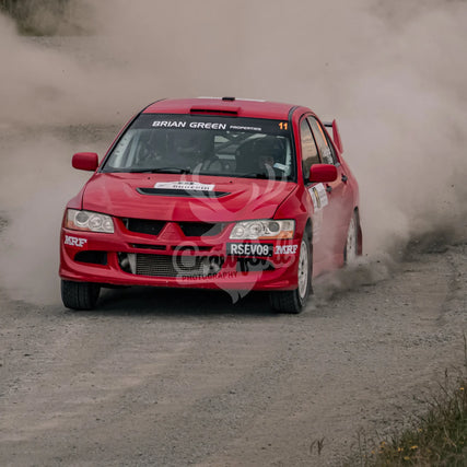 Otago rally ss5 #11 Mitsubishi Lancer Evo 8 - Automotive