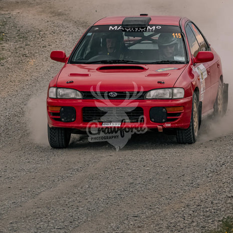 Otago rally ss5 #115 Subaru Impreza H6 - Automotive