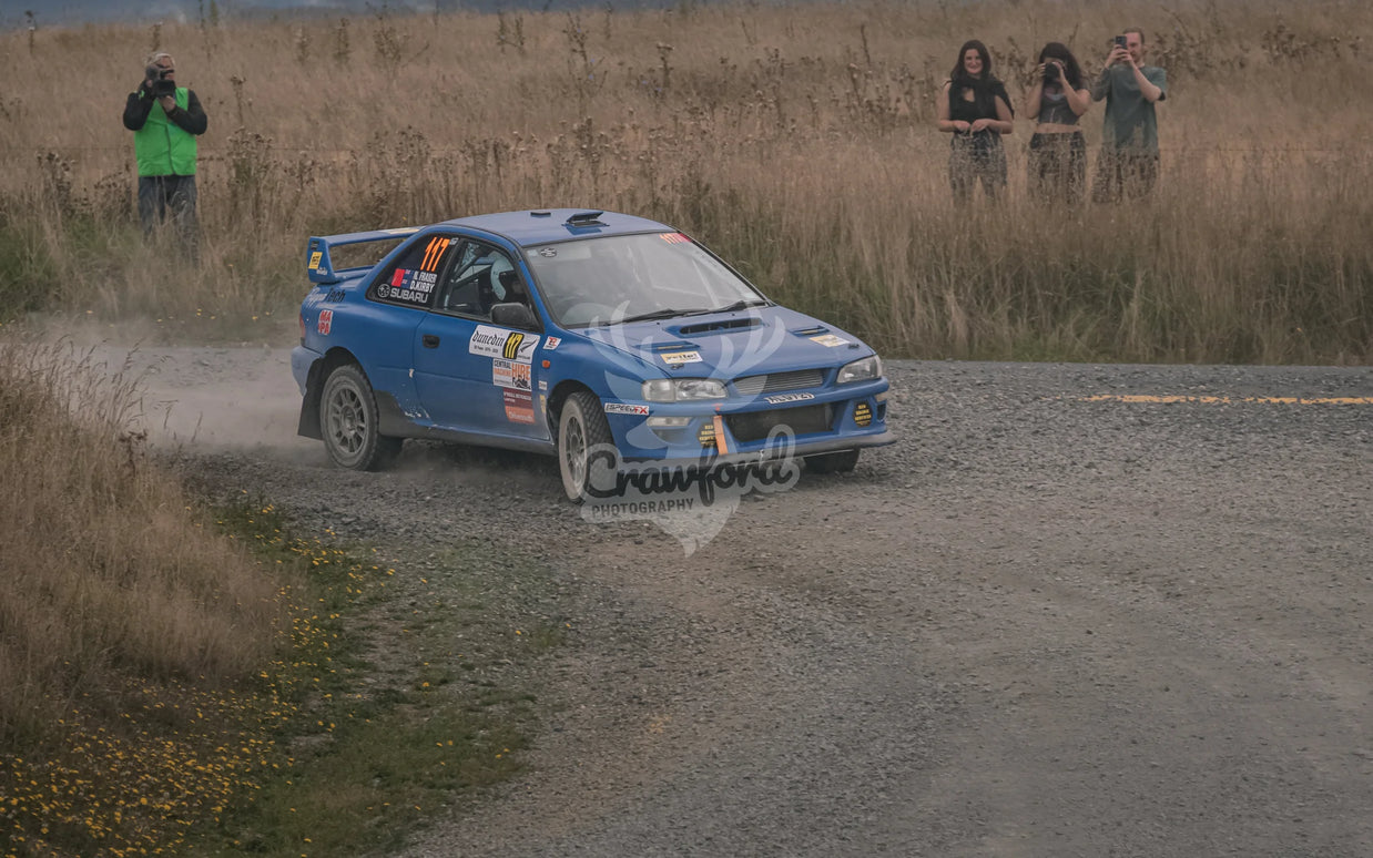 Otago rally ss5 #117 Subaru Impreza - Automotive