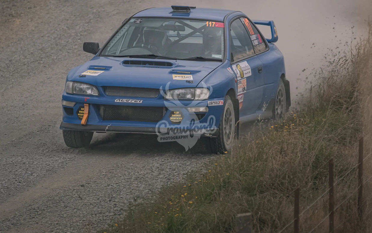 Otago rally ss5 #117 Subaru Impreza - Automotive