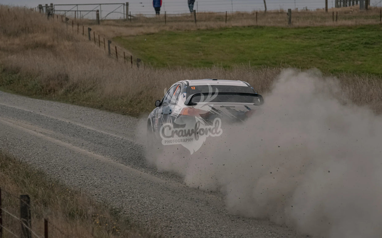 Otago rally ss5 #12 Mitsubishi Lancer Evo X - Automotive