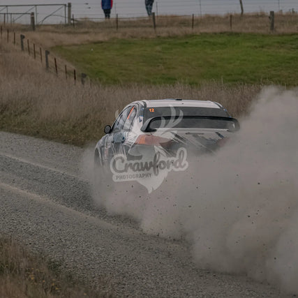 Otago rally ss5 #12 Mitsubishi Lancer Evo X - Automotive