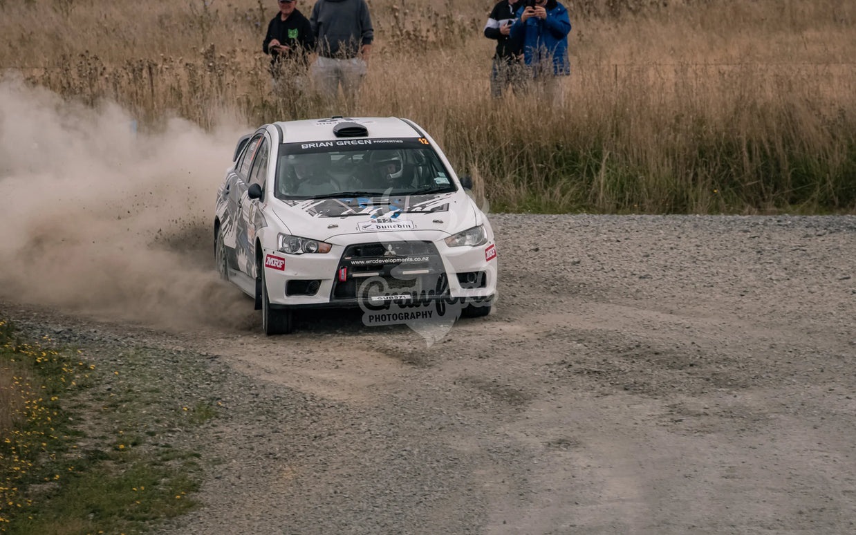 Otago rally ss5 #12 Mitsubishi Lancer Evo X - Automotive