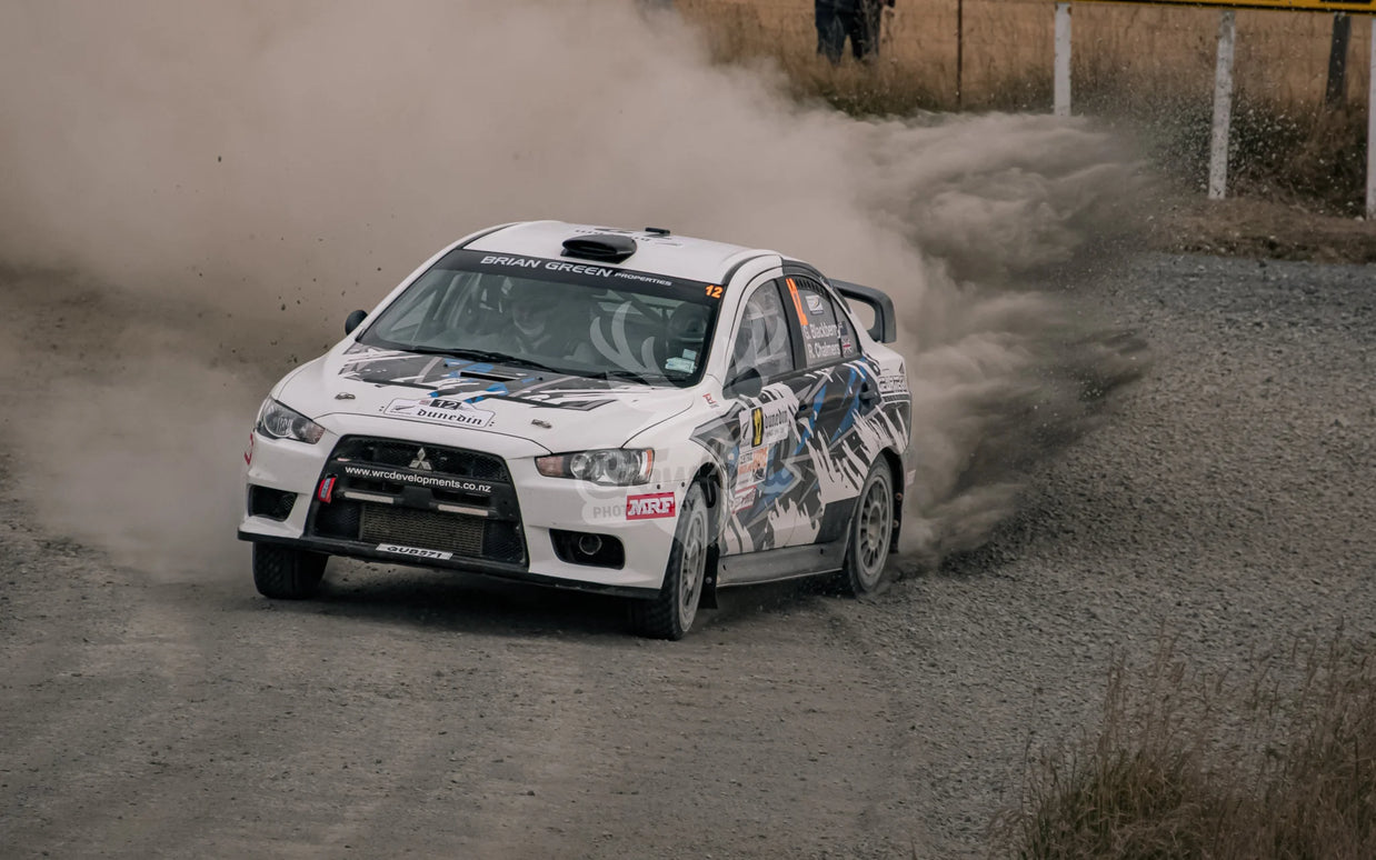 Otago rally ss5 #12 Mitsubishi Lancer Evo X - Automotive
