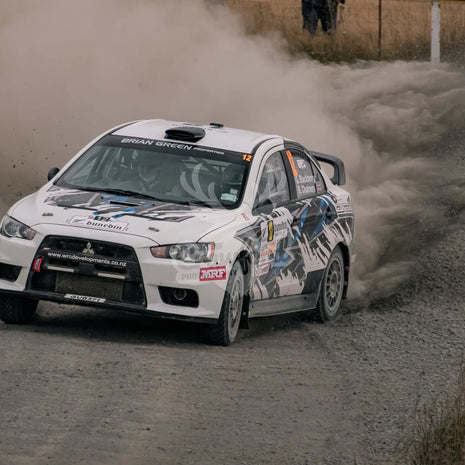 Otago rally ss5 #12 Mitsubishi Lancer Evo X - Automotive