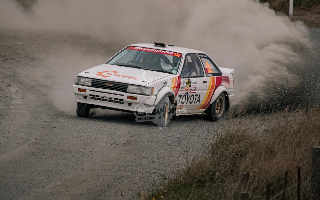 Otago rally ss5 #12c Toyota Levin - Automotive