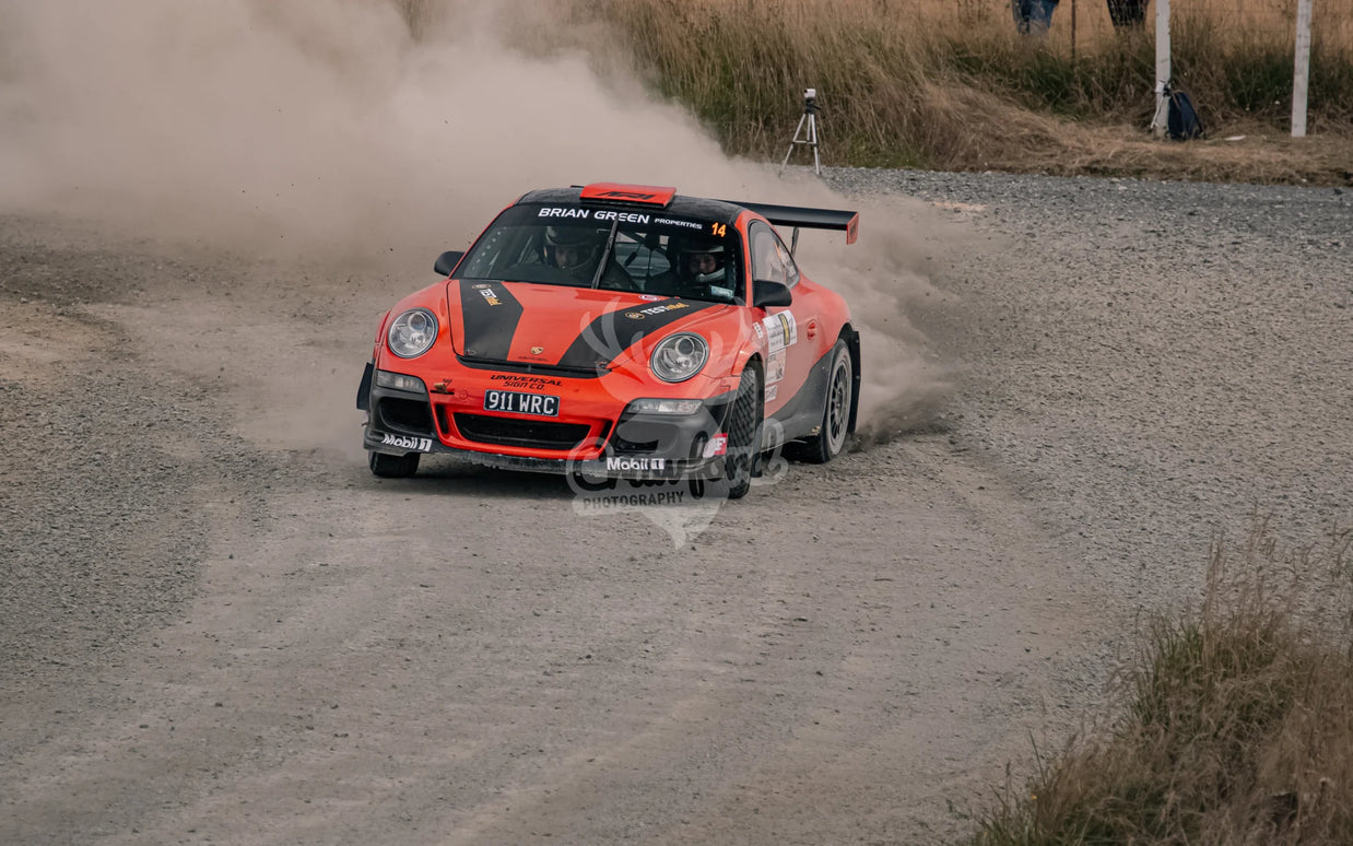 Otago rally ss5 #14 Porsche 911 - Automotive