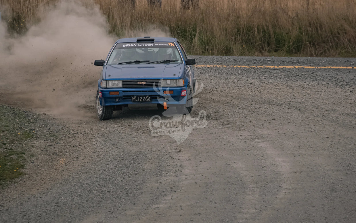 Otago rally ss5 #17c Toyota Corolla AE86 - Automotive