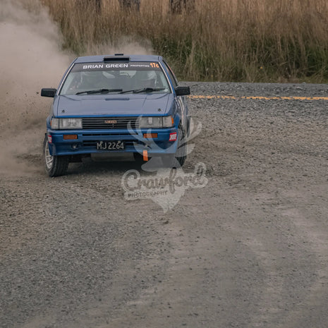 Otago rally ss5 #17c Toyota Corolla AE86 - Automotive