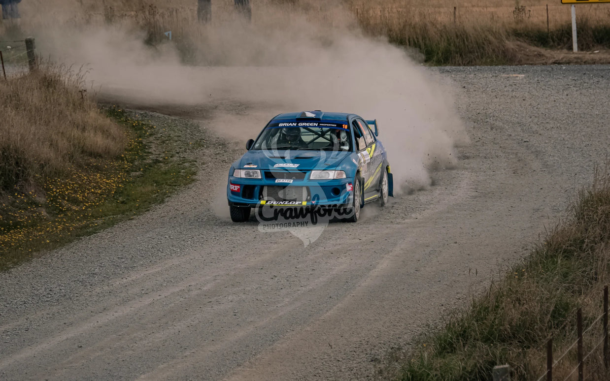 Otago rally ss5 #18 Mitsubishi Lancer Evo 6 - Automotive
