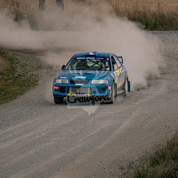 Otago rally ss5 #18 Mitsubishi Lancer Evo 6 - Automotive