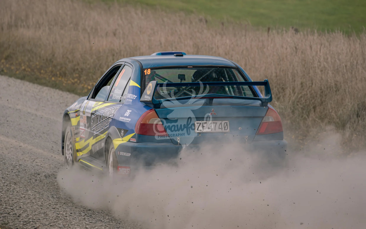 Otago rally ss5 #18 Mitsubishi Lancer Evo 6 - Automotive