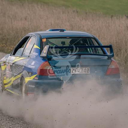 Otago rally ss5 #18 Mitsubishi Lancer Evo 6 - Automotive