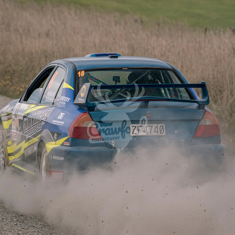 Otago rally ss5 #18 Mitsubishi Lancer Evo 6 - Automotive