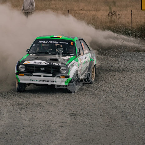 Otago rally ss5 #19 Ford Escort RS1800 - Automotive