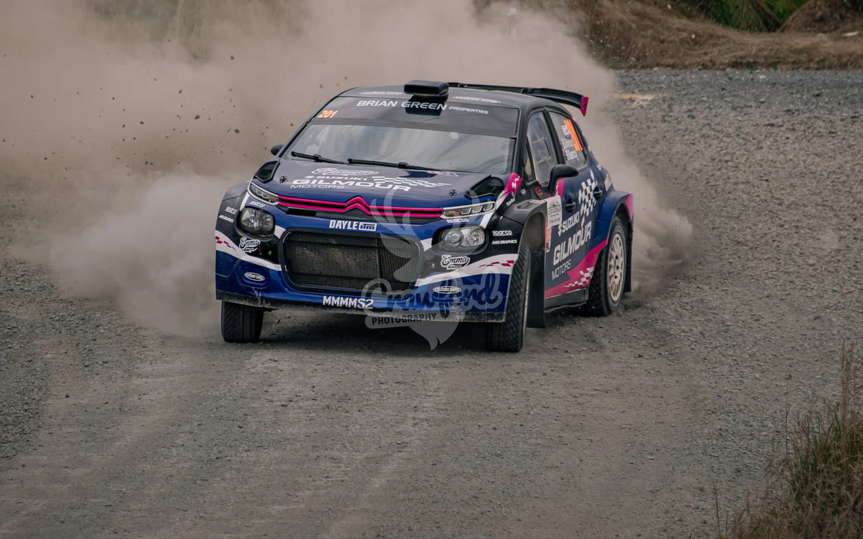 Otago rally ss5 #201 Citroen C3 Rally 2 - Automotive