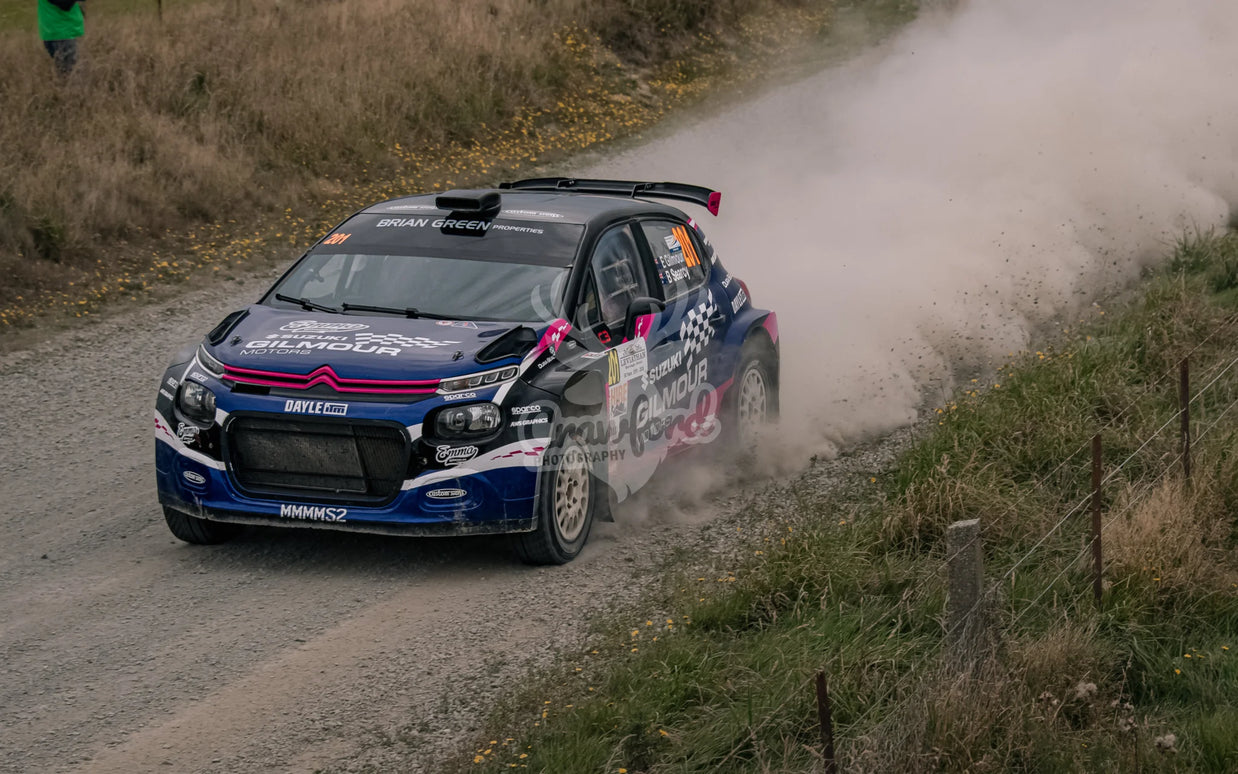 Otago rally ss5 #201 Citroen C3 Rally 2 - Automotive