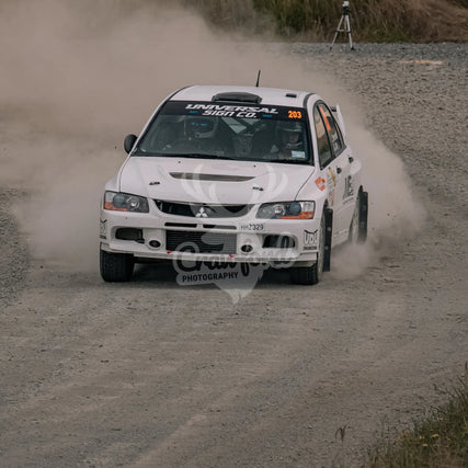 Otago rally ss5 #203 Mitsubishi Lancer Evo 9 - Automotive