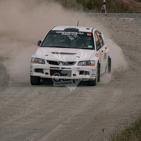 Otago rally ss5 #203 Mitsubishi Lancer Evo 9 - Automotive