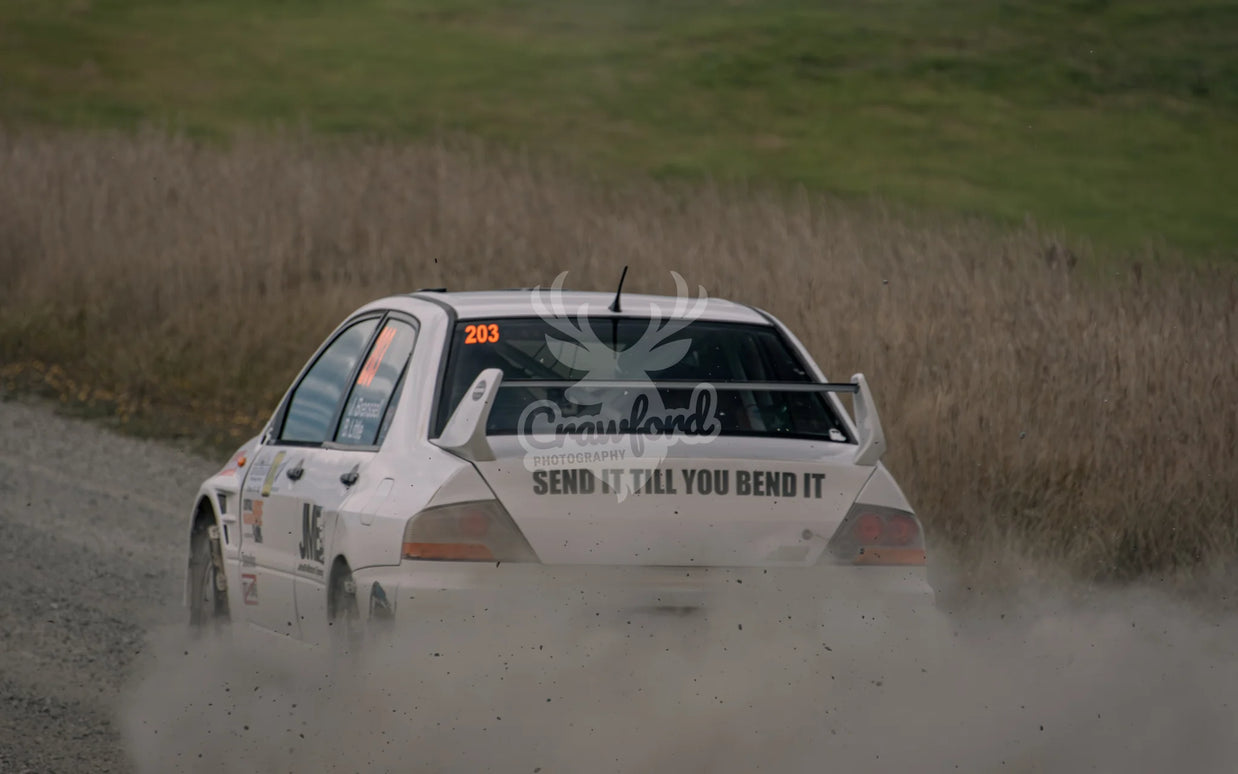 Otago rally ss5 #203 Mitsubishi Lancer Evo 9 - Automotive