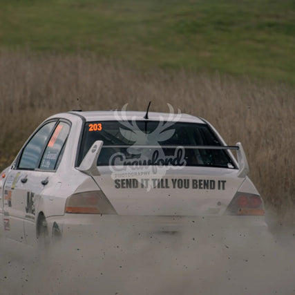 Otago rally ss5 #203 Mitsubishi Lancer Evo 9 - Automotive