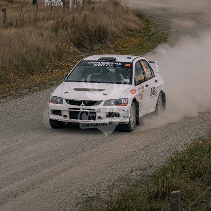 Otago rally ss5 #203 Mitsubishi Lancer Evo 9 - Automotive