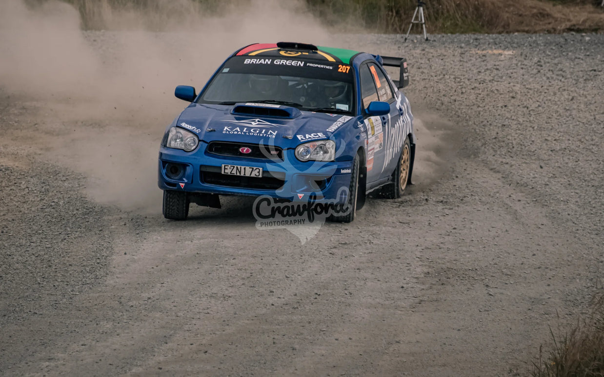 Otago rally ss5 #207 Subaru Impreza Sti - Automotive