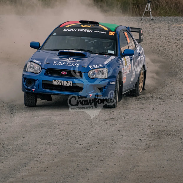 Otago rally ss5 #207 Subaru Impreza Sti - Automotive