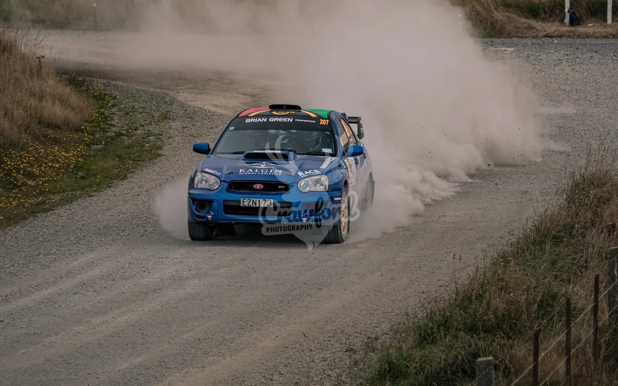 Otago rally ss5 #207 Subaru Impreza Sti - Automotive