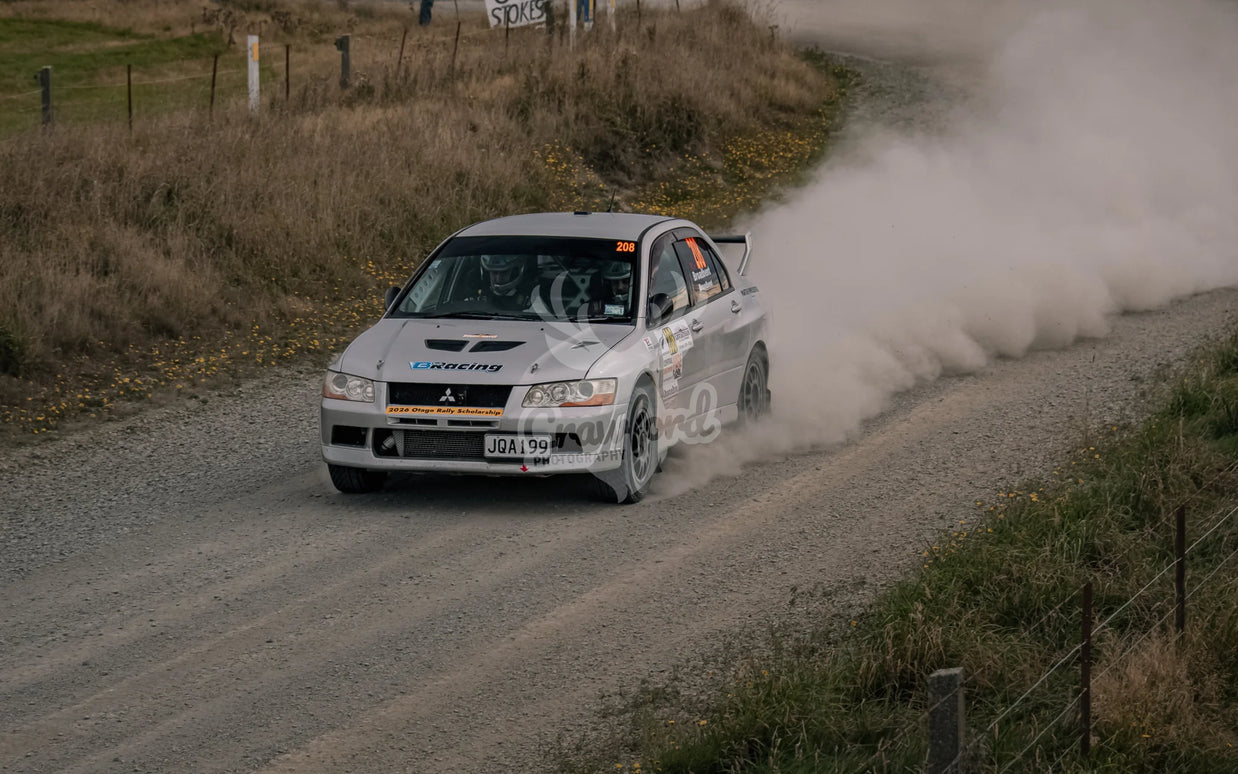 Otago rally ss5 #208 Mitsubishi Lancer) Evo 8 - Automotive