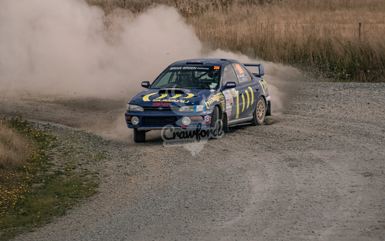 Otago rally ss5 #209 Subaru Impreza - Automotive