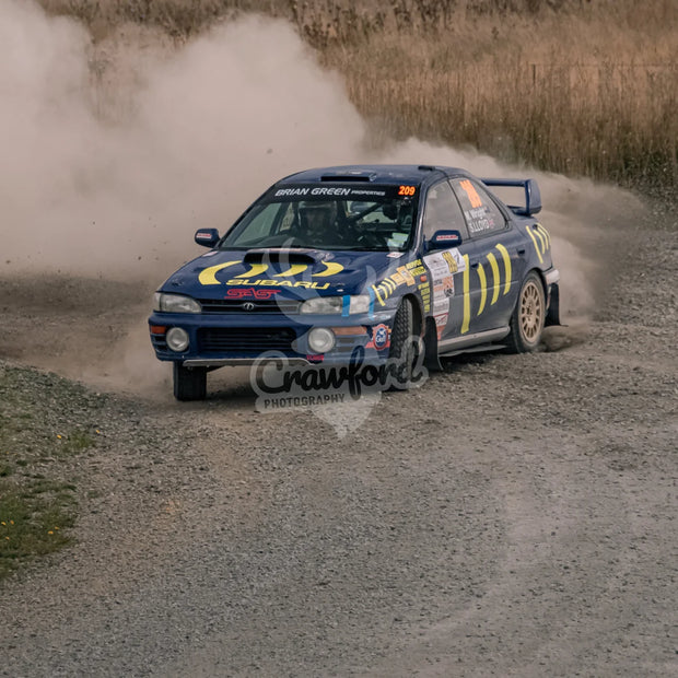 Otago rally ss5 #209 Subaru Impreza - Automotive