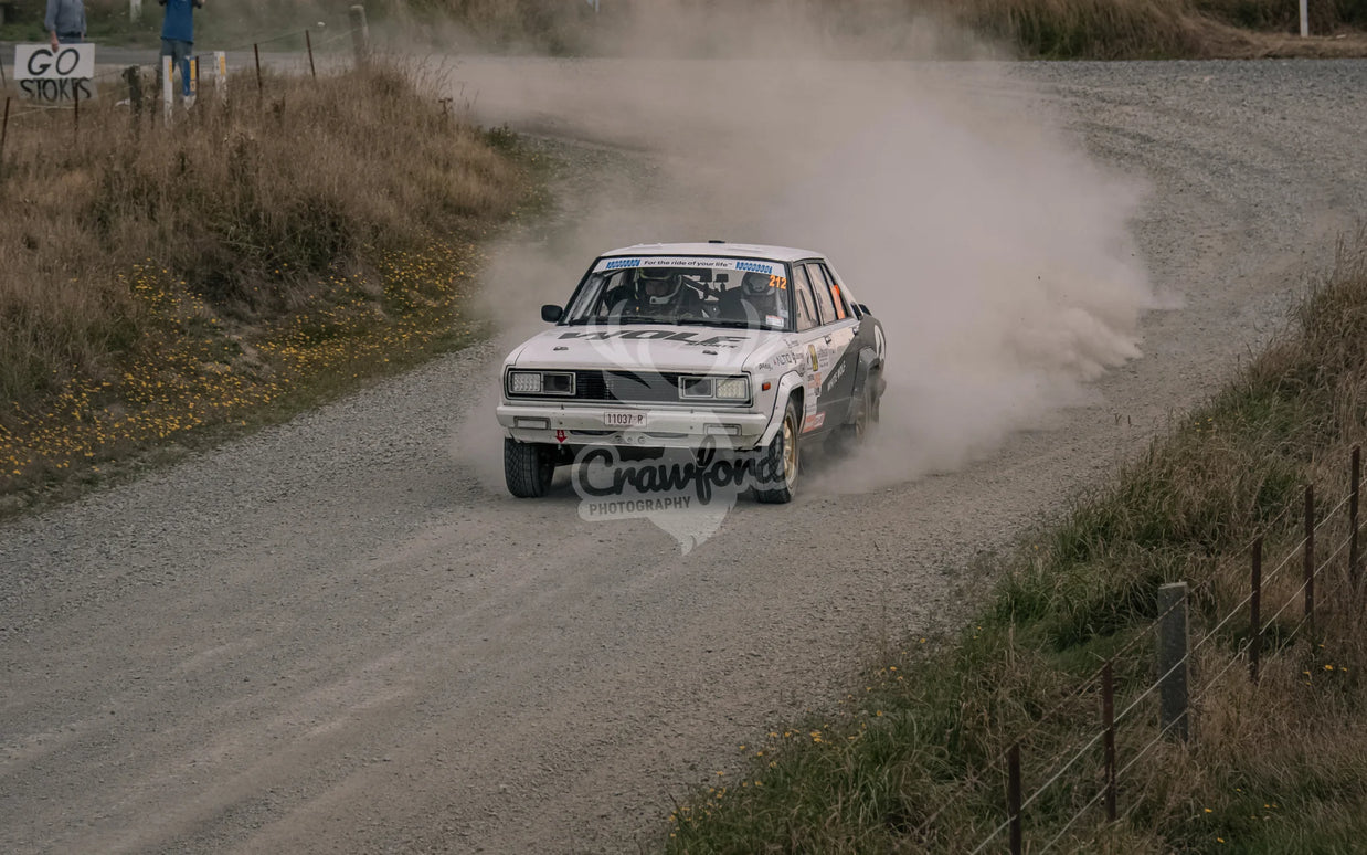 Otago rally ss5 #212 Datsun Stanza - Automotive