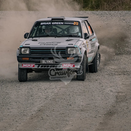 Otago rally ss5 #213 Toyota Starlet Hyabusa - Automotive
