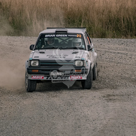 Otago rally ss5 #213 Toyota Starlet Hyabusa - Automotive