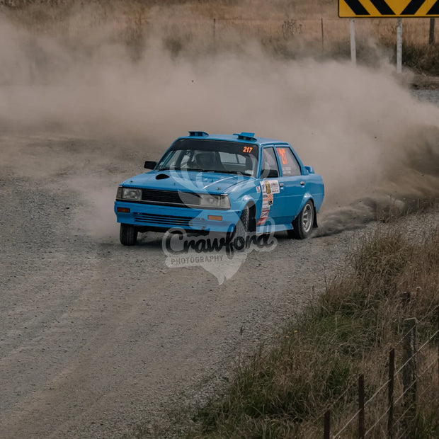 Otago rally ss5 #217 Toyota Corolla - Automotive