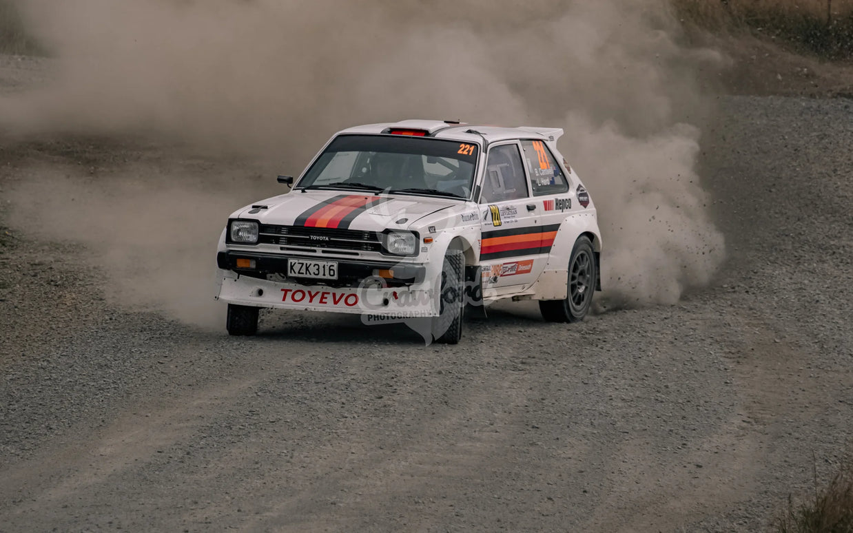 Otago rally ss5 #221 Toyota Starlet - Automotive