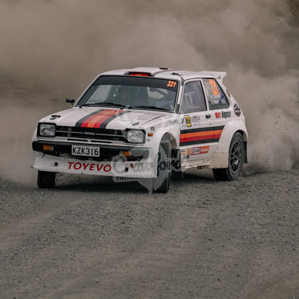 Otago rally ss5 #221 Toyota Starlet - Automotive